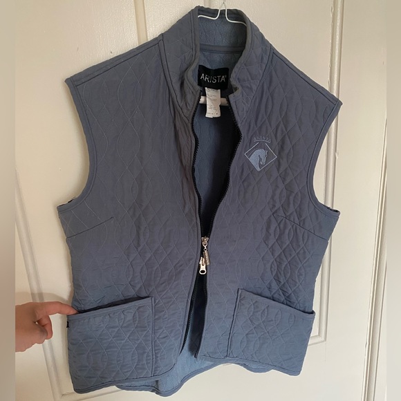 ❌SOLD❌ Blue fleece Arista vest - Picture 8 of 9